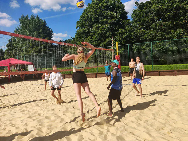 beach volleyball in London